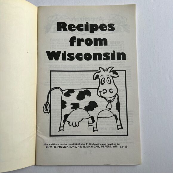 Cookbook Recipes with Love from Wisconsin Paperback - Picture 2 of 5